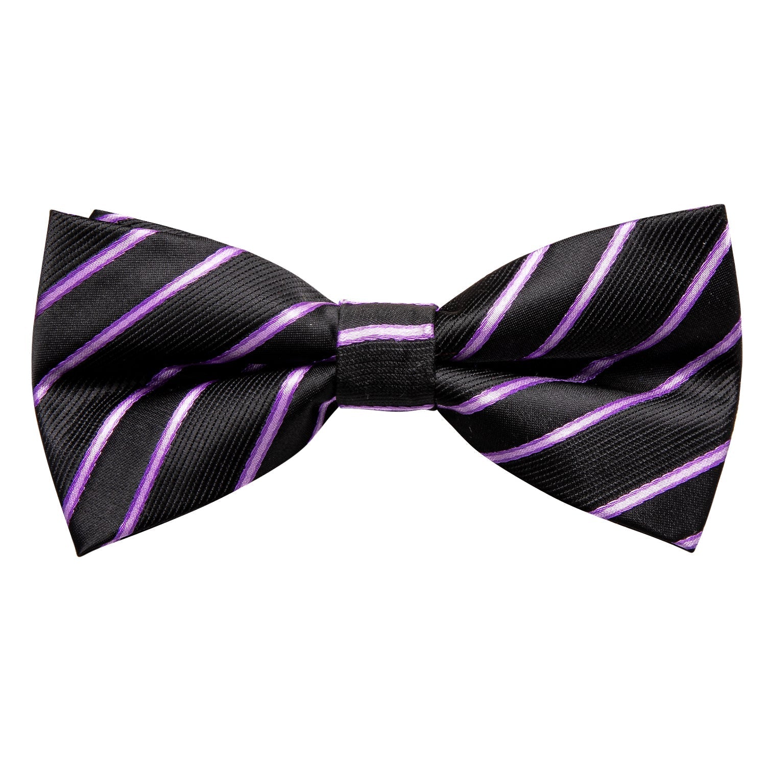 GentCrest Black Striped Bowtie Set - Image 5