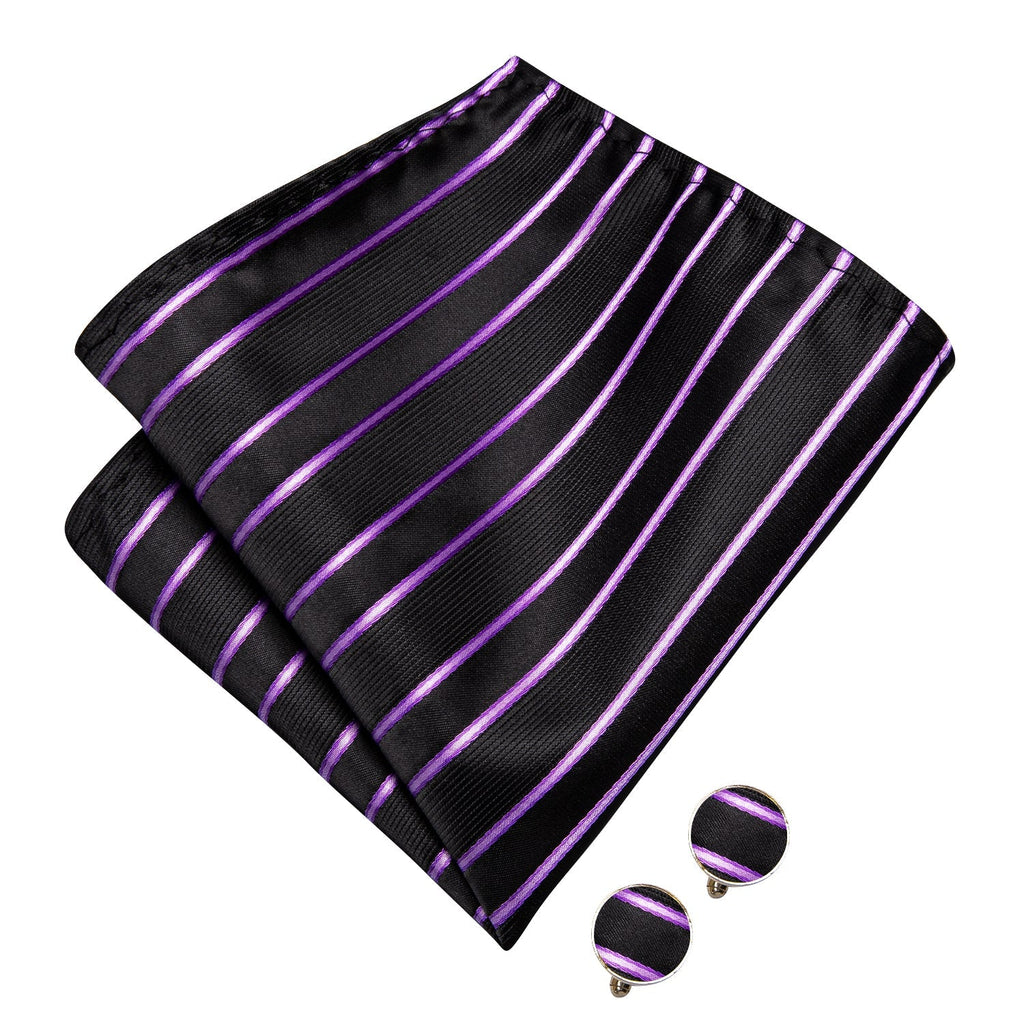 GentCrest Black Striped Bowtie Set - Image 6