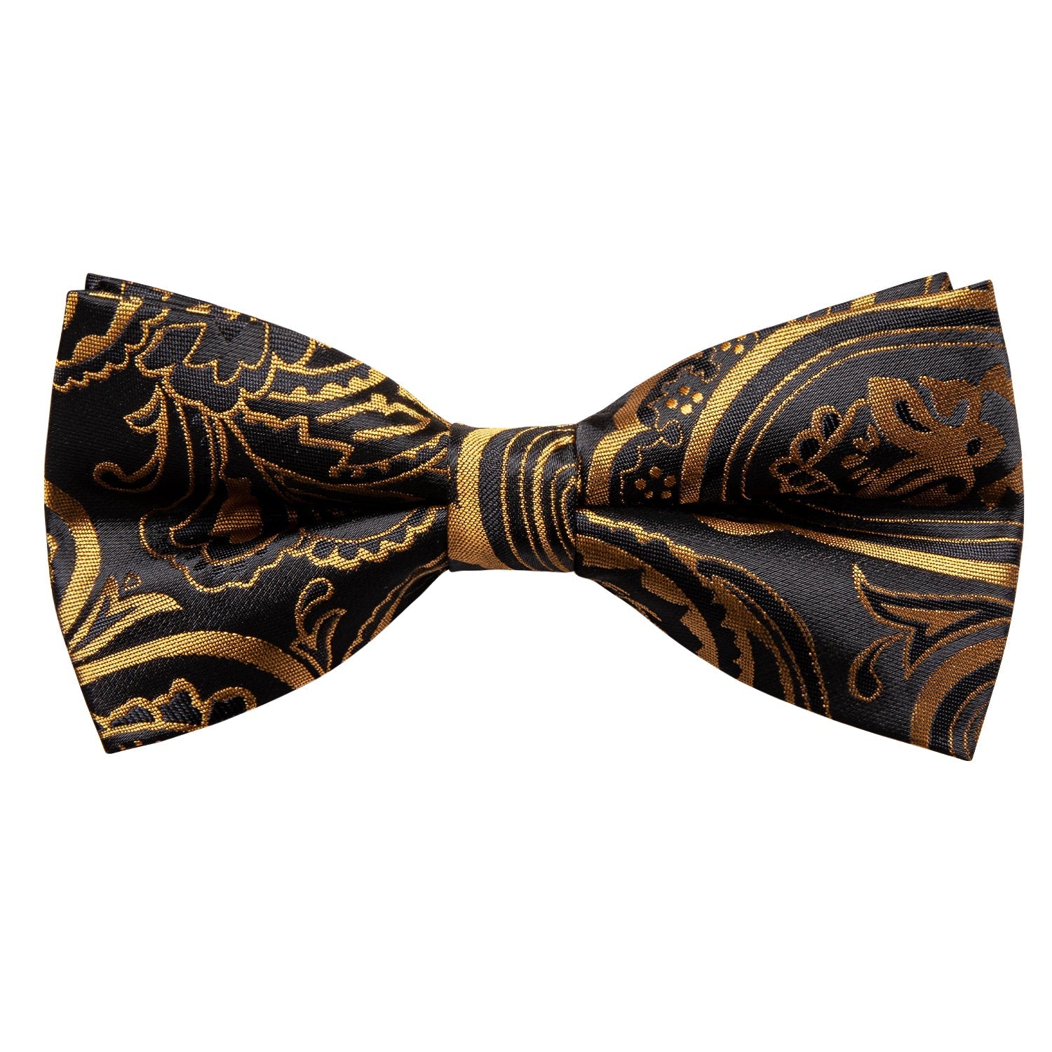GentCrest Black Paisley Bowtie Set - Image 4