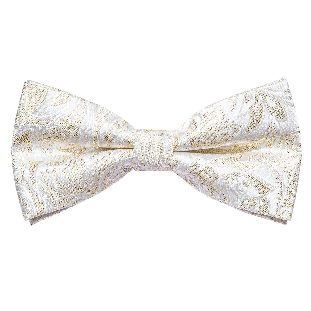 GentCrest Beige Floral Bowtie Set - Image 5