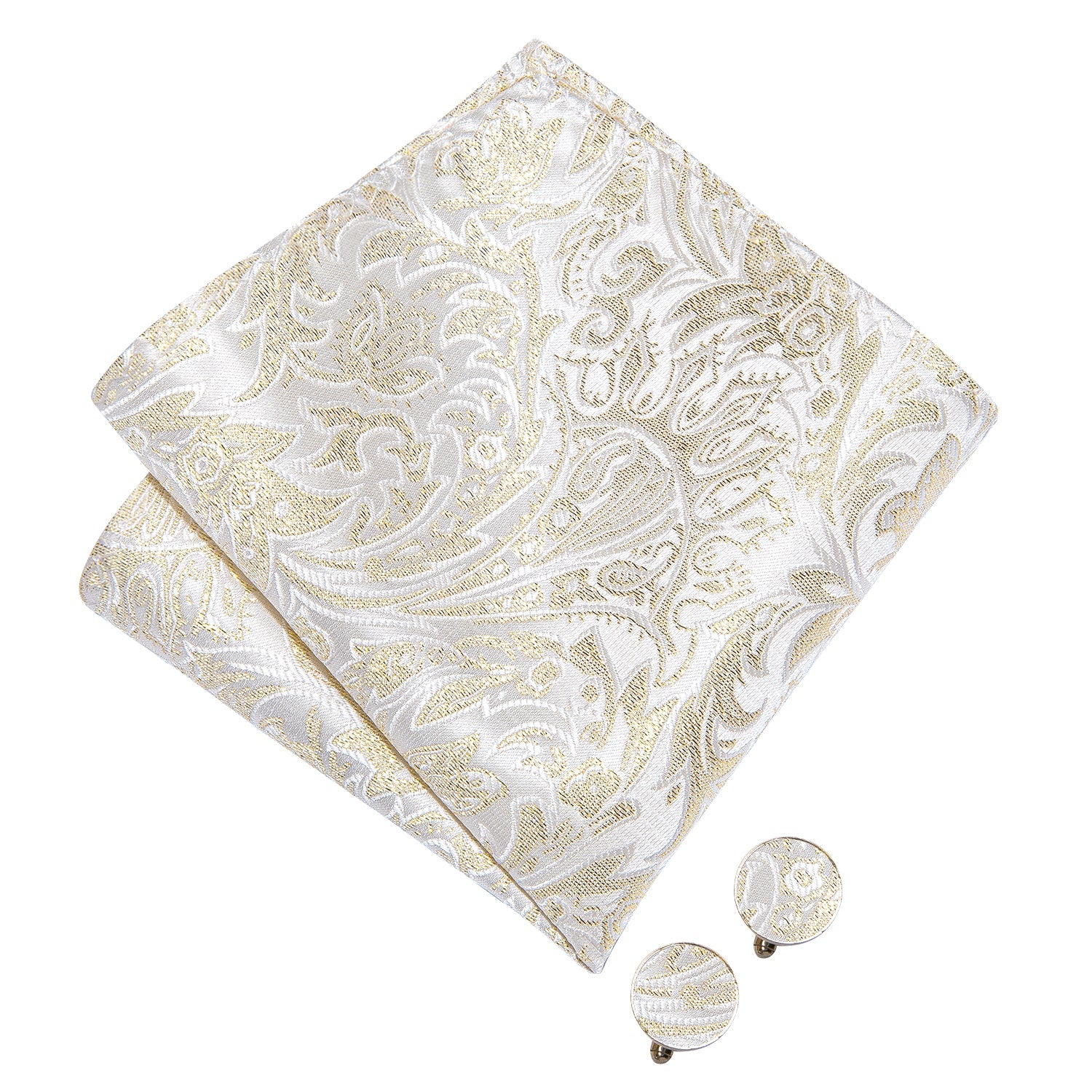 GentCrest Beige Floral Bowtie Set - Image 7