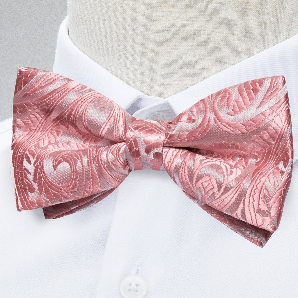 GentCrest Pink Paisley Bowtie Set - Image 2