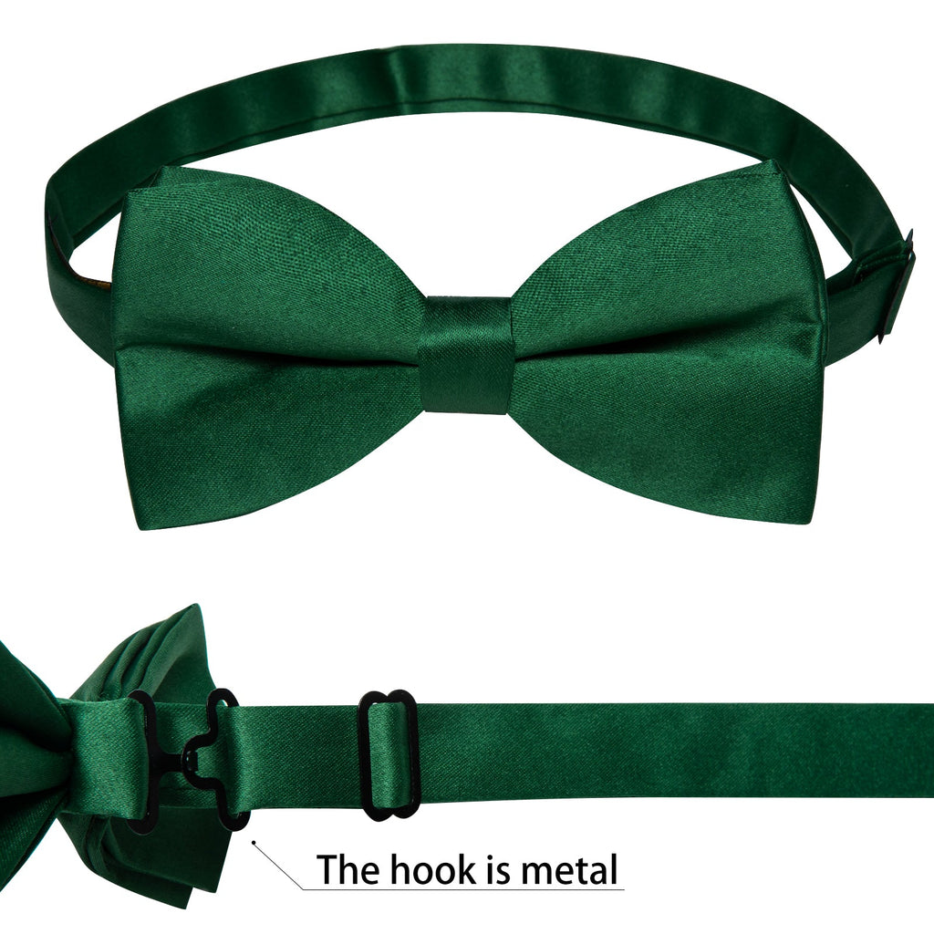 GentCrest Green Solid Bowtie Set - Image 6
