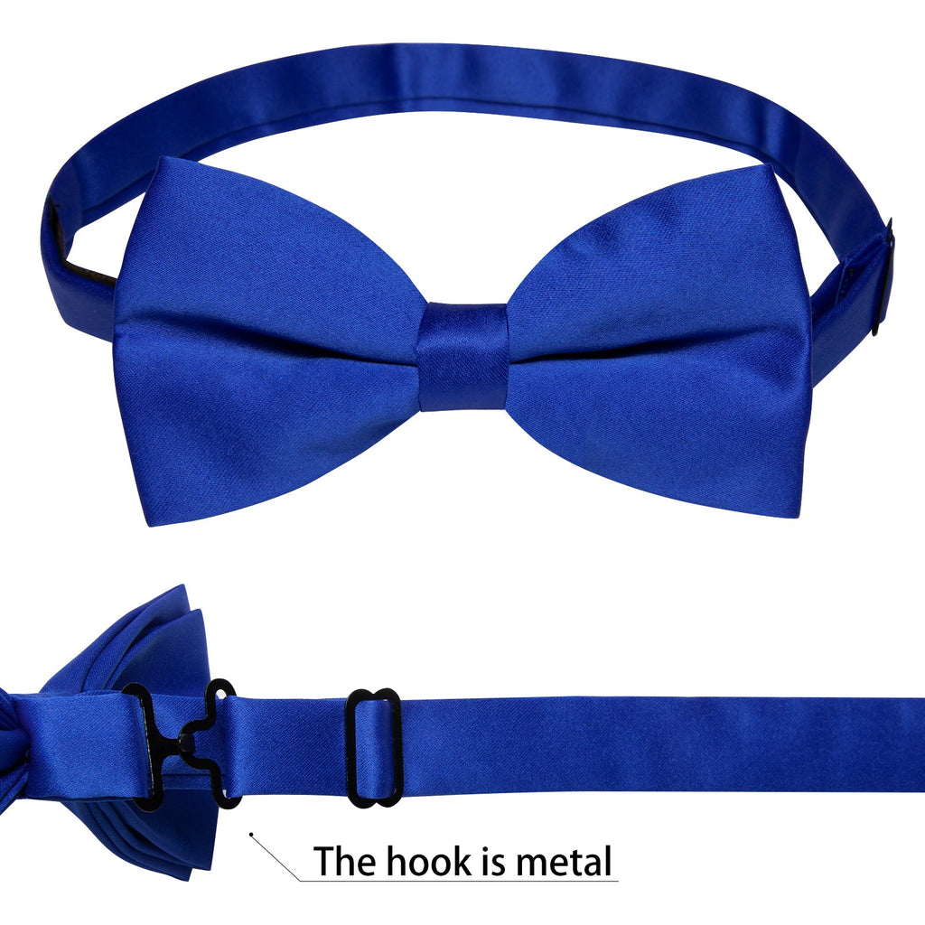 GentCrest Blue Solid Bowtie Set - Image 6