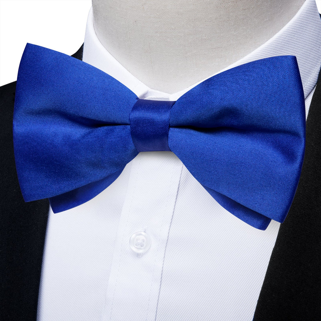 GentCrest Blue Solid Bowtie Set - Image 3