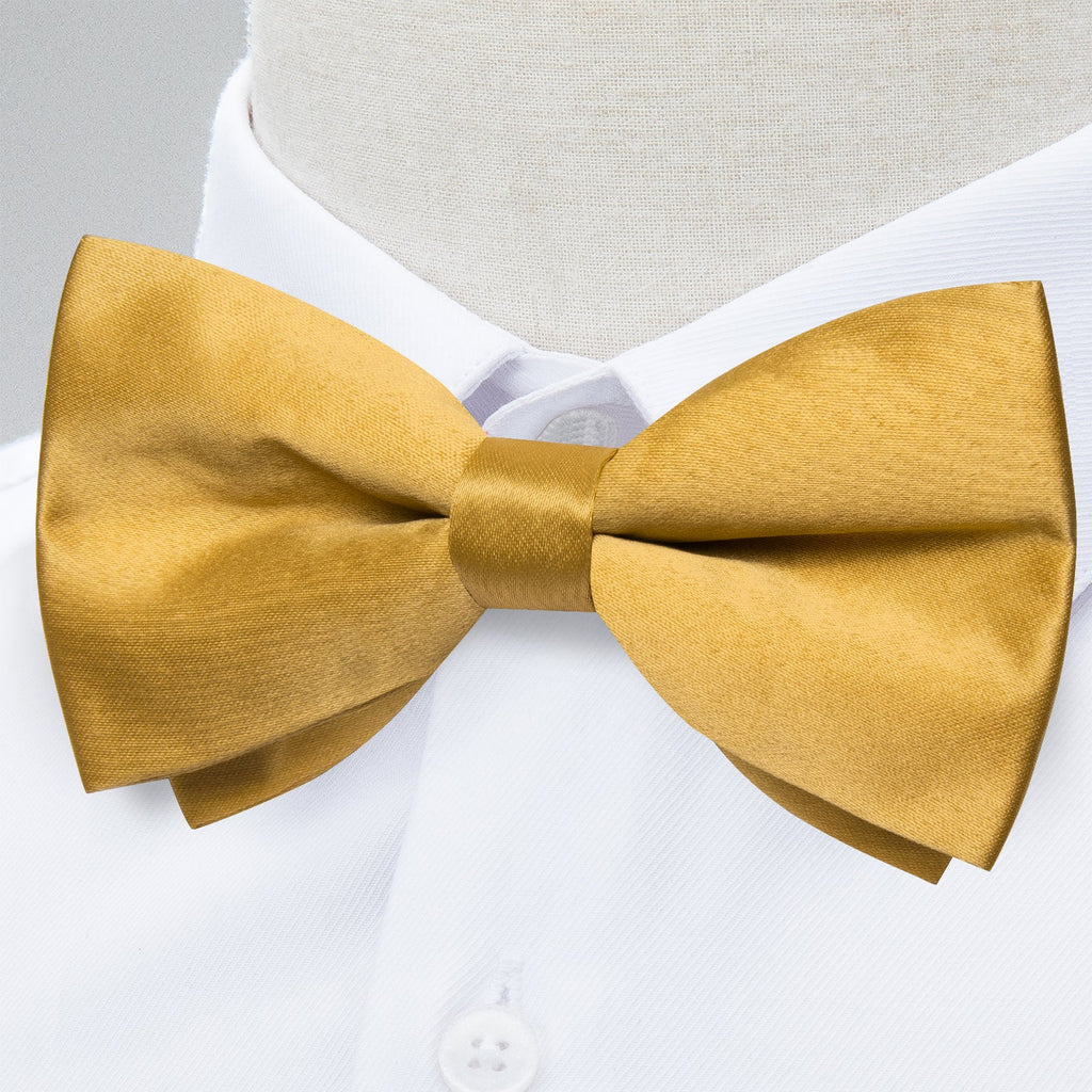 GentCrest Gold Solid Bowtie Set - Image 5