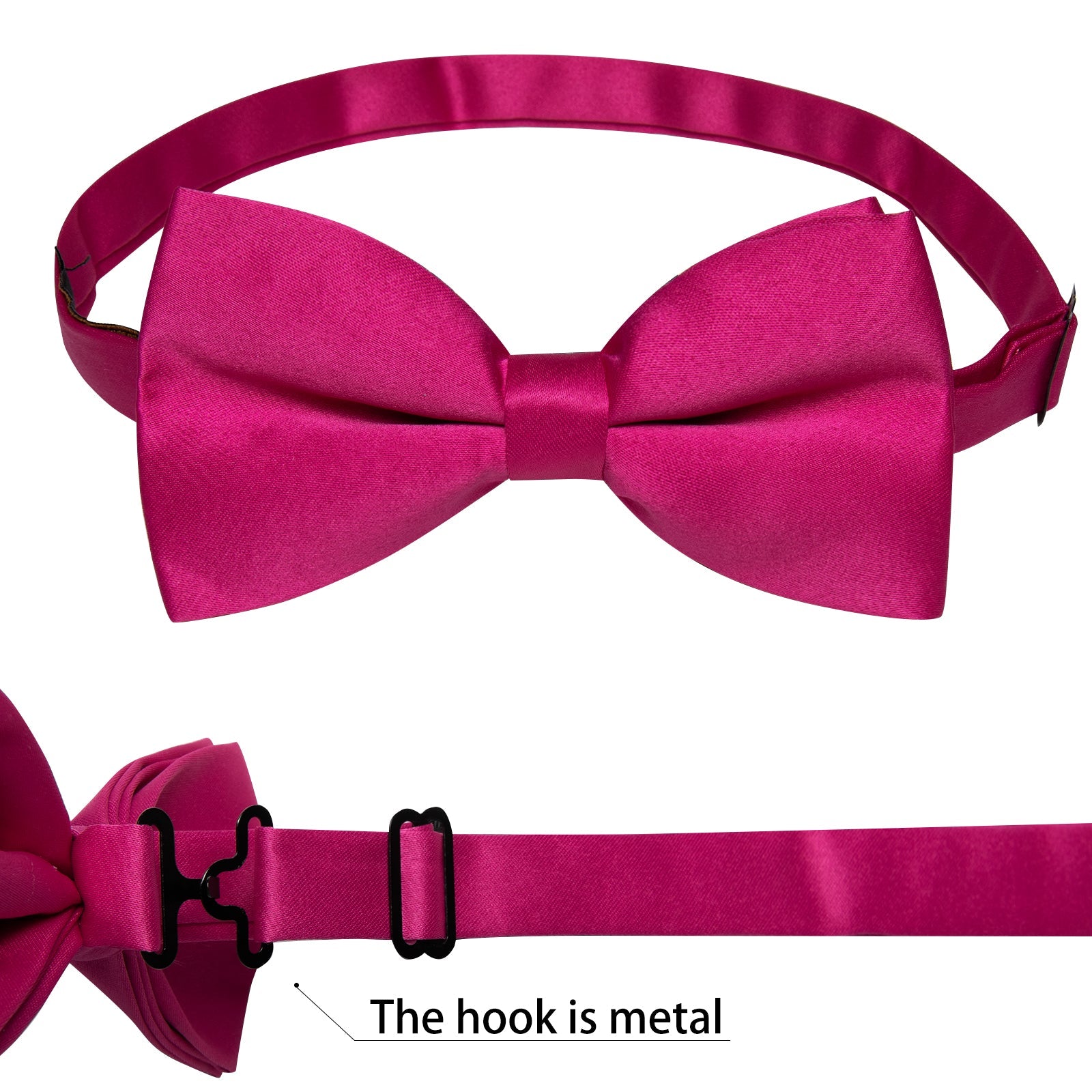 GentCrest Red Solid Bowtie Set - Image 6