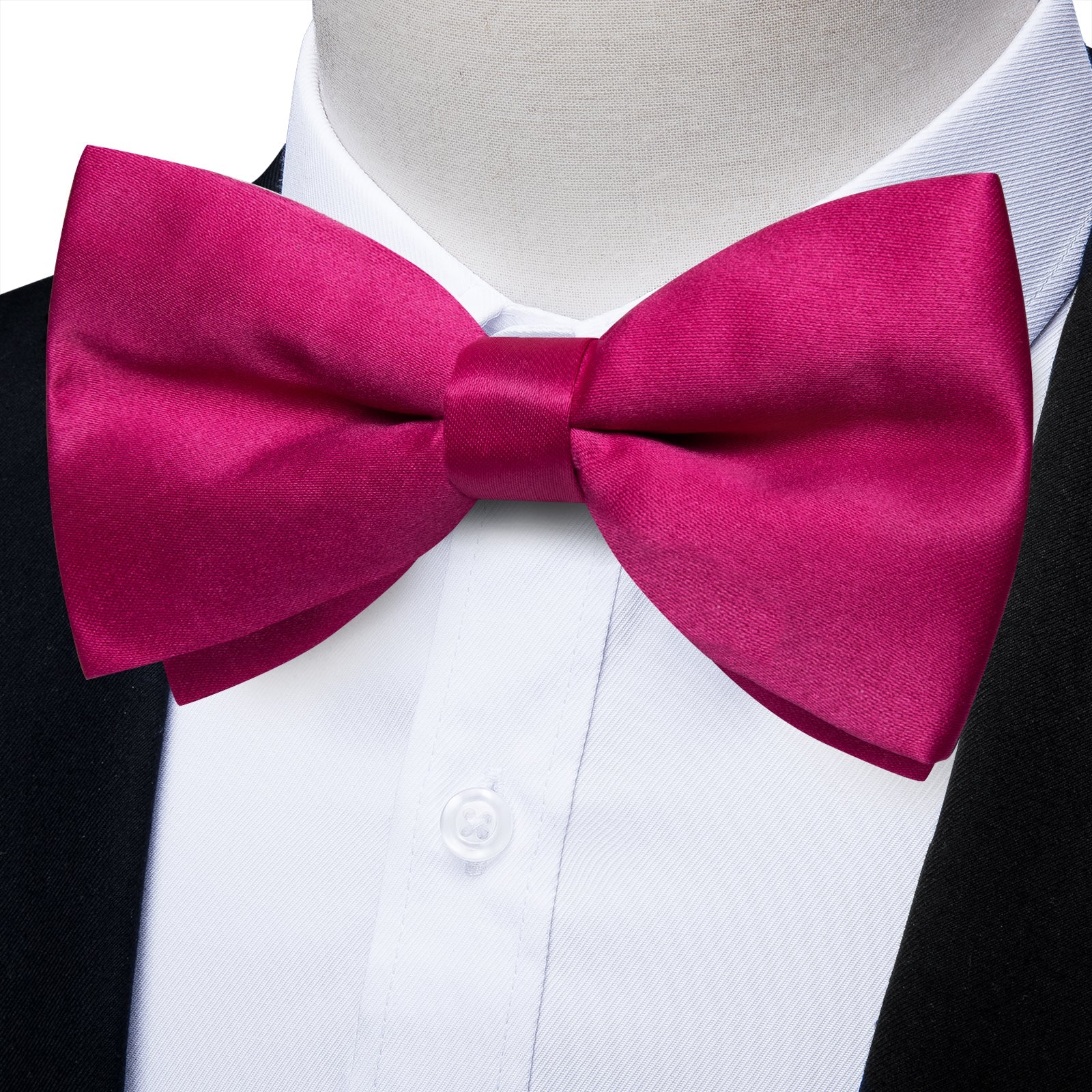 GentCrest Red Solid Bowtie Set - Image 5