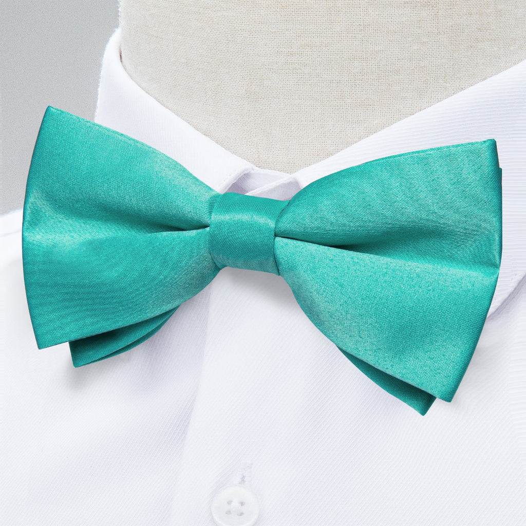 GentCrest Blue Solid Bowtie Set - Image 3