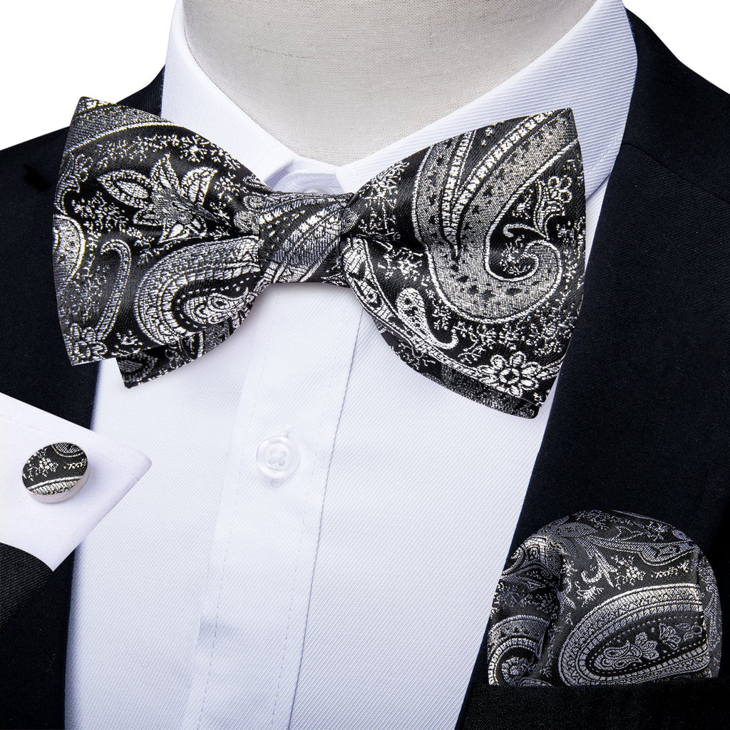 GentCrest Black Paisley Vest Set - Image 3