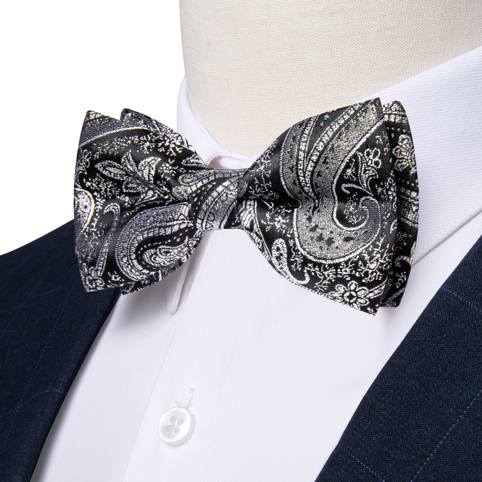 GentCrest Black Paisley Vest Set - Image 4