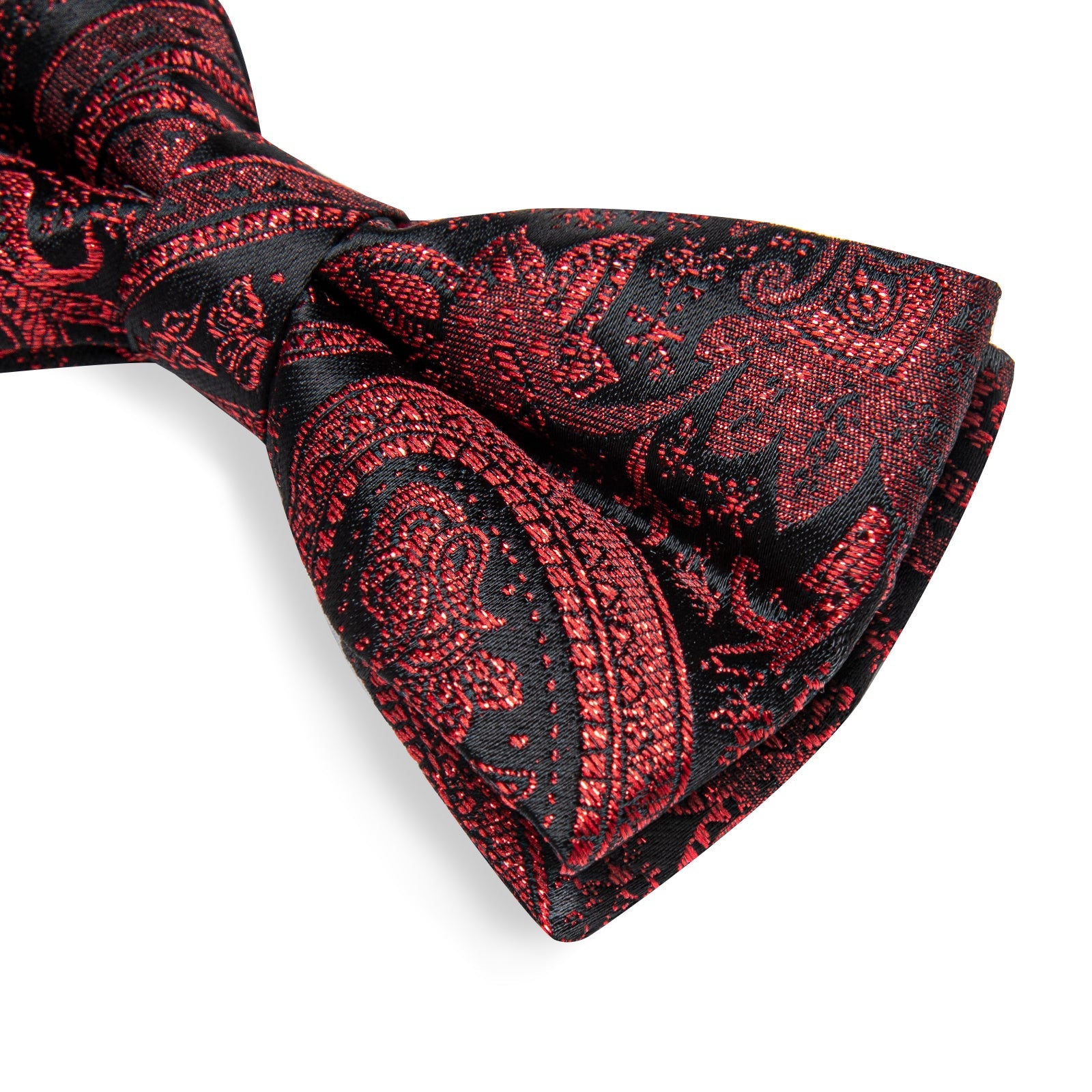 GentCrest Black Paisley Bowtie Set - Image 6
