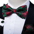 GentCrest Red Floral Bowtie Set - Image 1