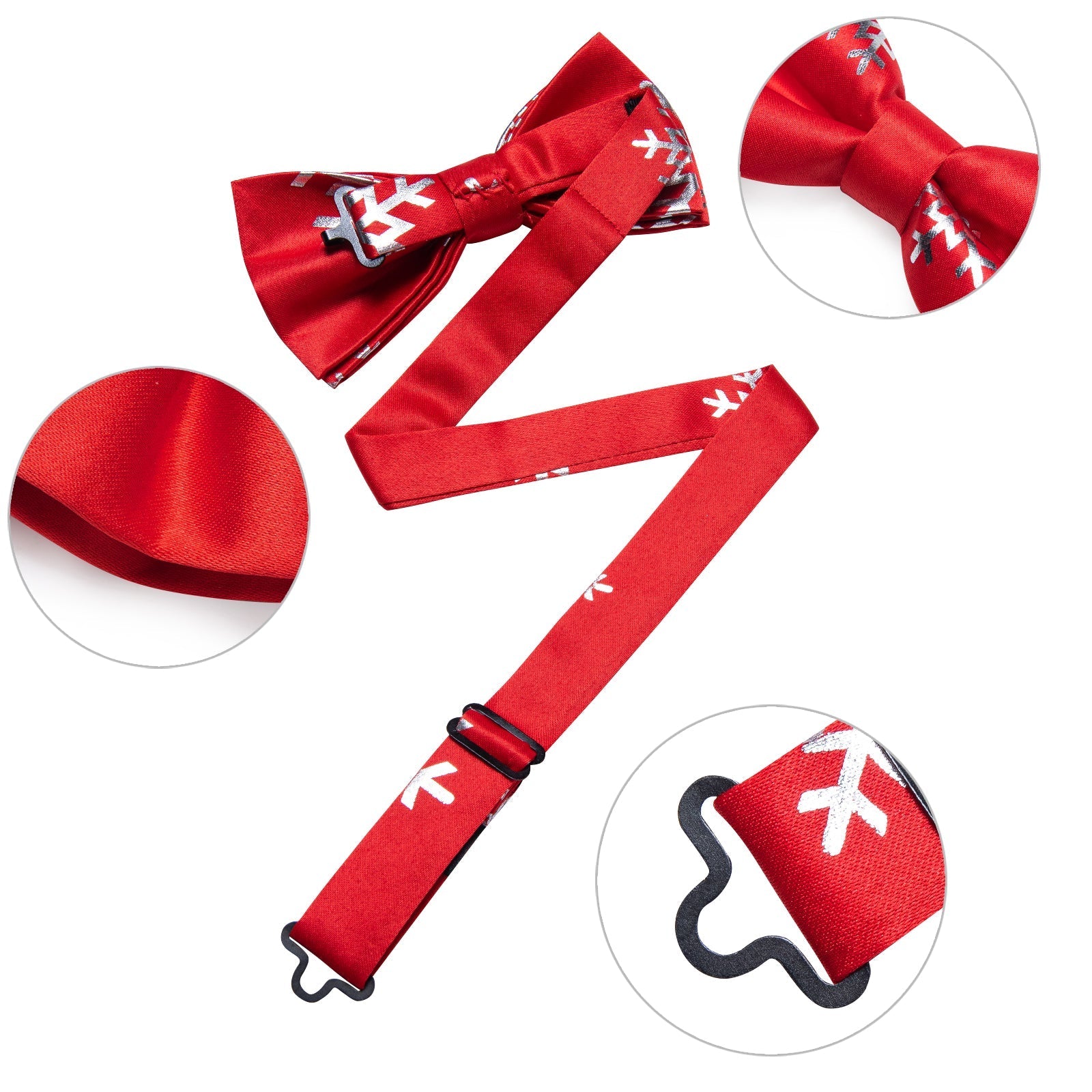 GentCrest Red Novelty Bowtie Set - Image 2