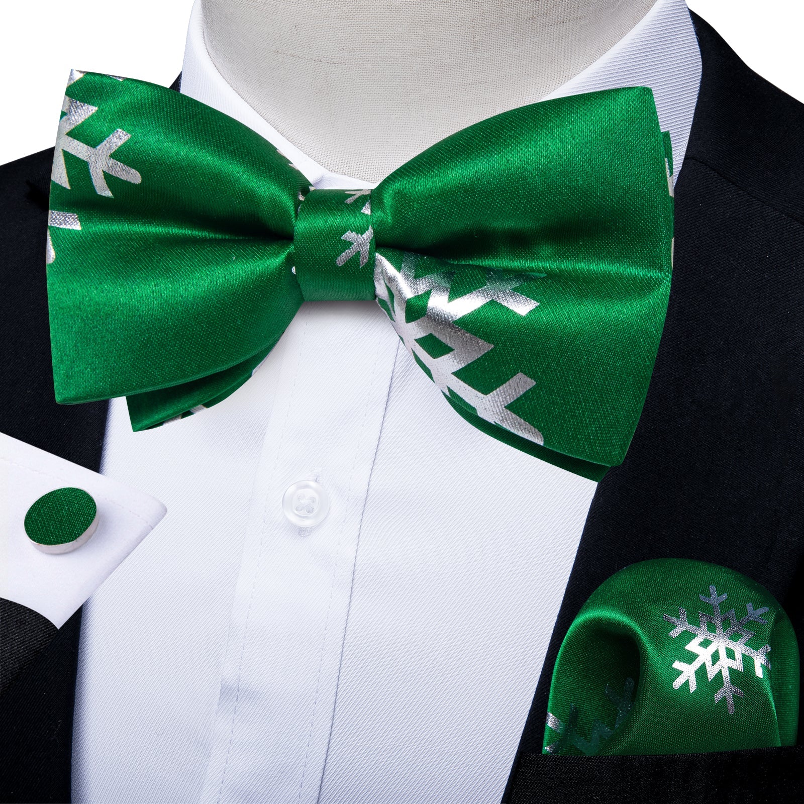 GentCrest Green Novelty Bowtie Set - Image 1
