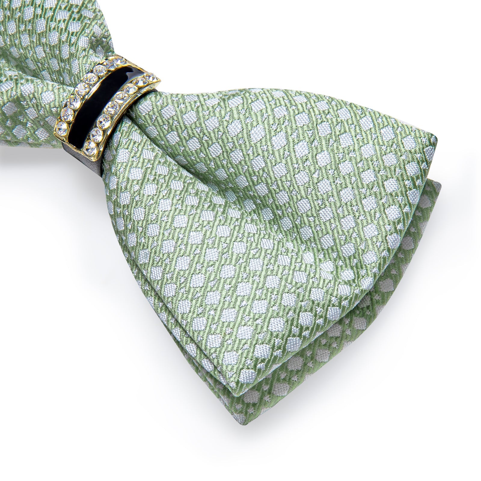 GentCrest Green Geometric Bowtie Set - Image 6