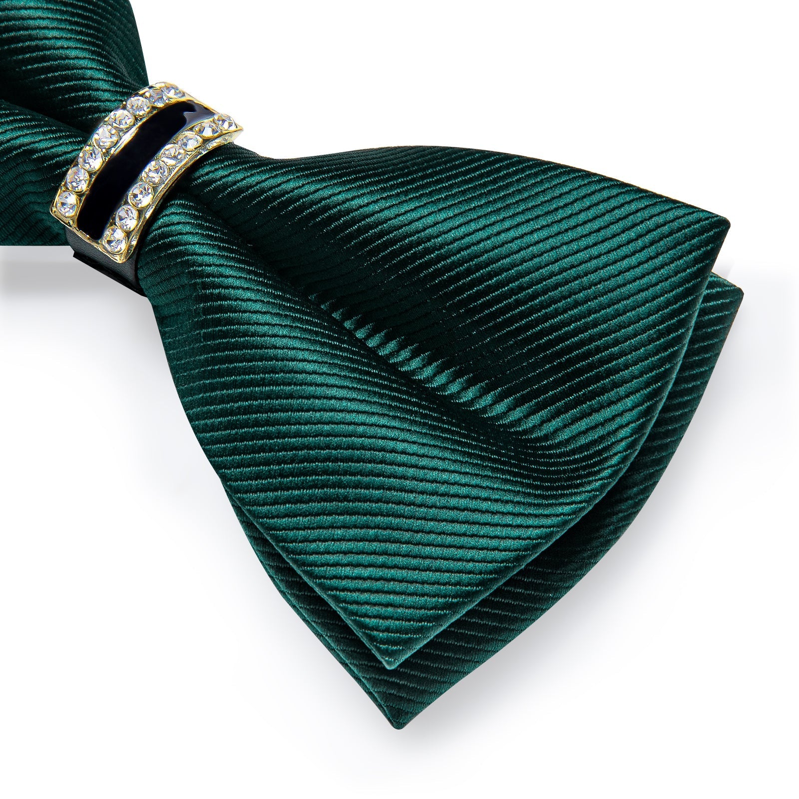 GentCrest Green Solid Bowtie Set - Image 6