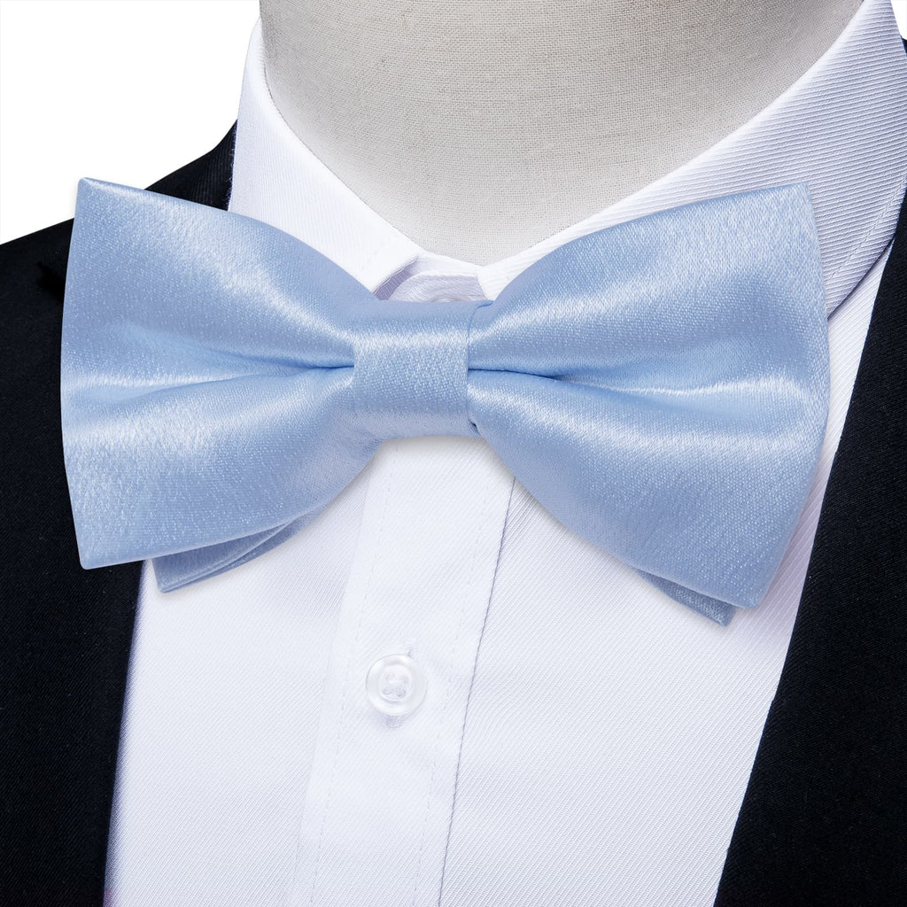 GentCrest Blue Solid Bowtie Set - Image 1
