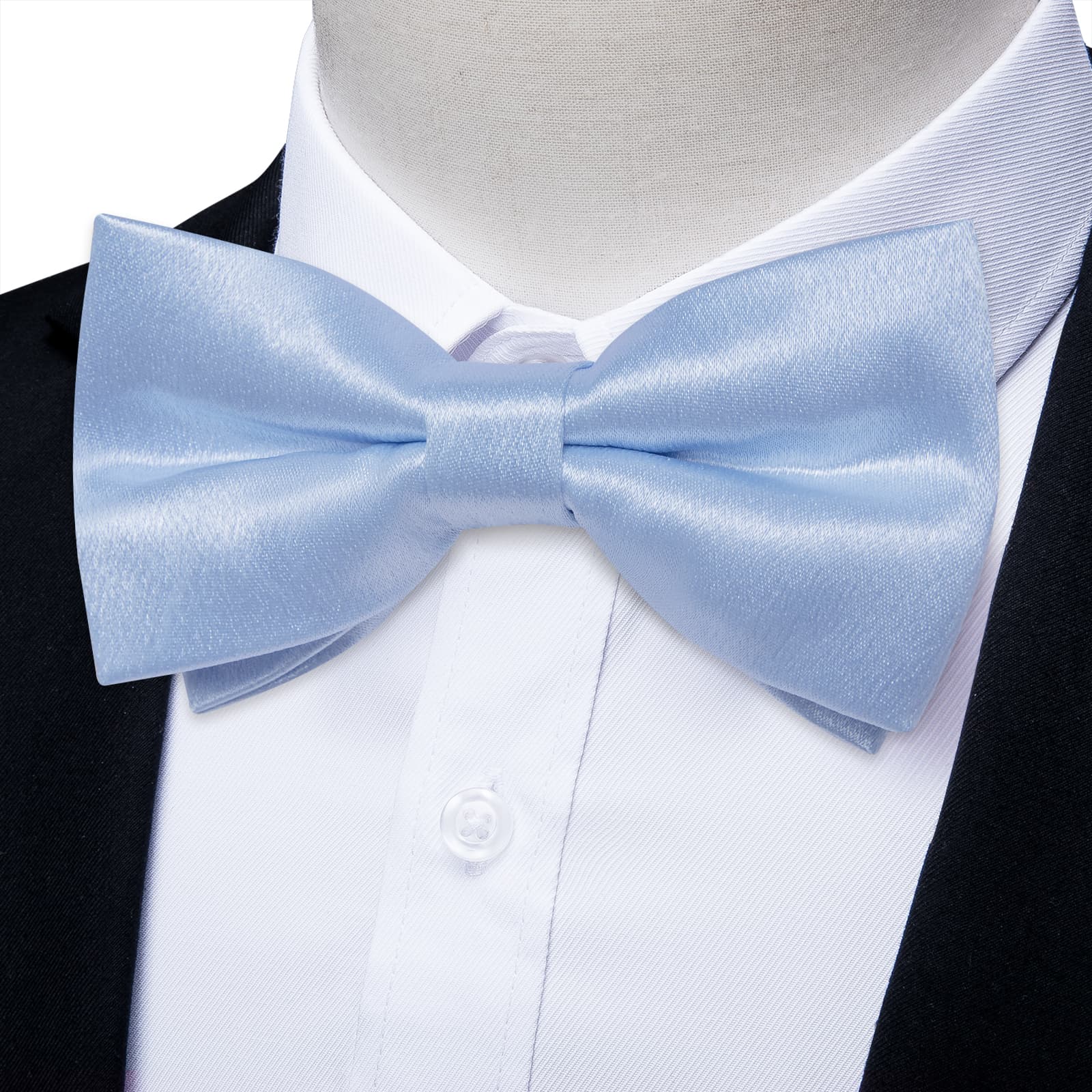 GentCrest Blue Solid Bowtie Set - Image 1