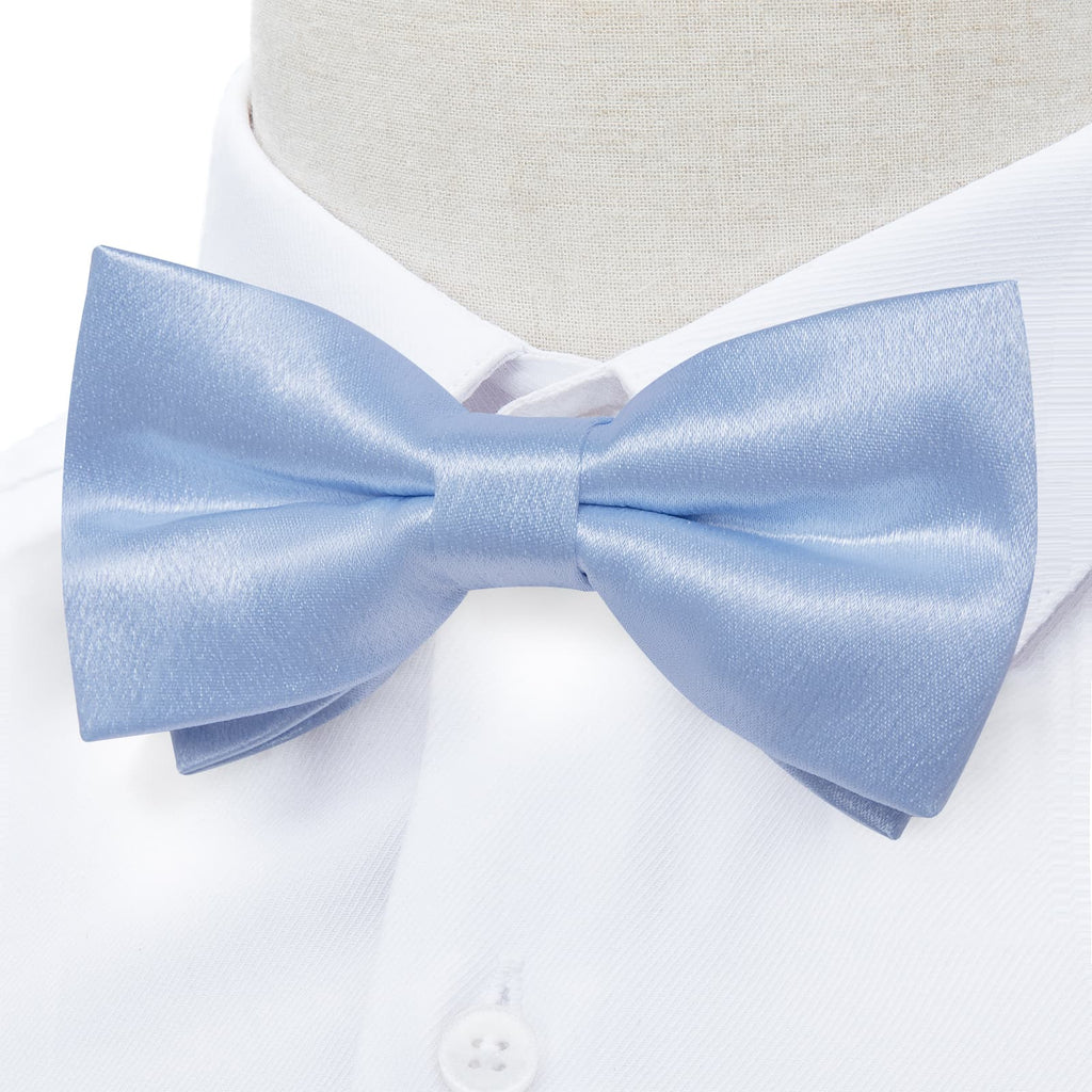GentCrest Blue Solid Bowtie Set - Image 3