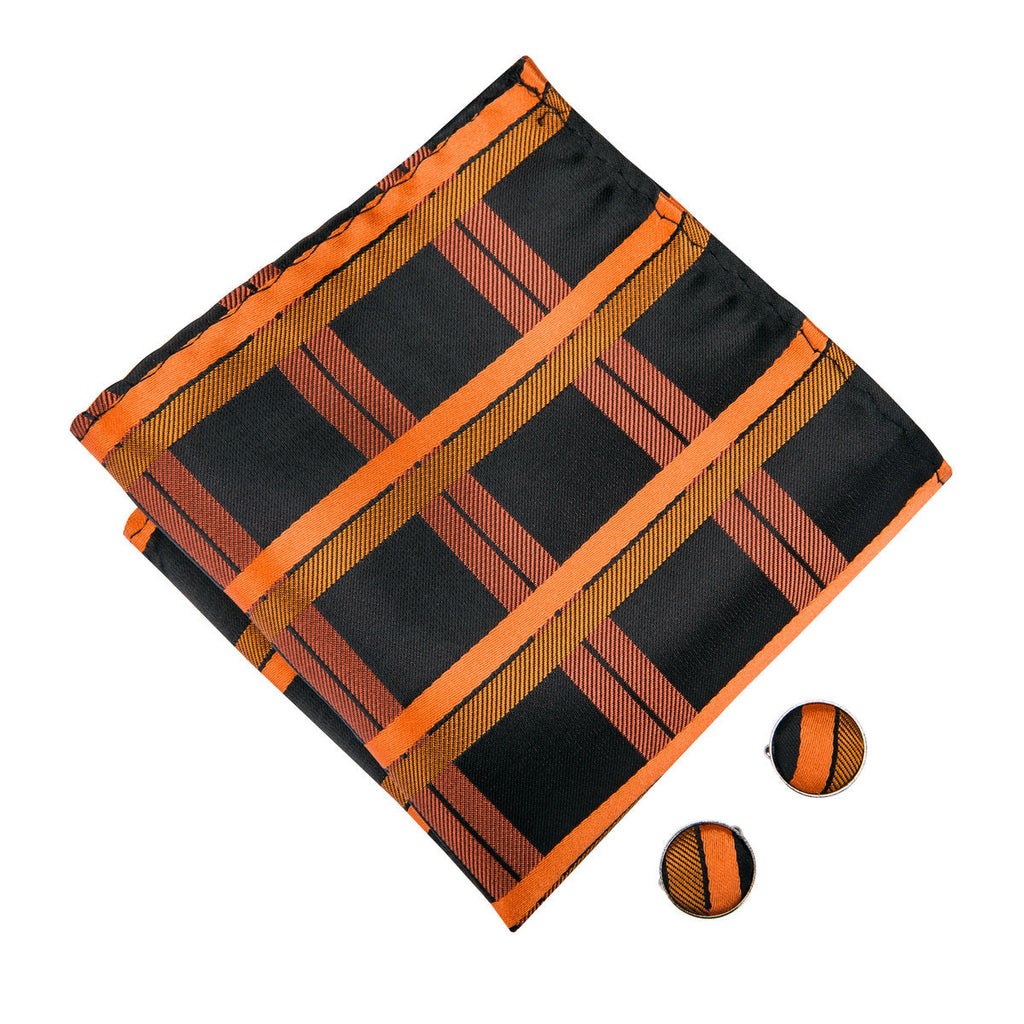 GentCrest Black Plaid Bowtie Set - Image 5