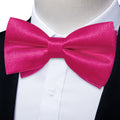 GentCrest Pink Solid Bowtie Set - Image 1