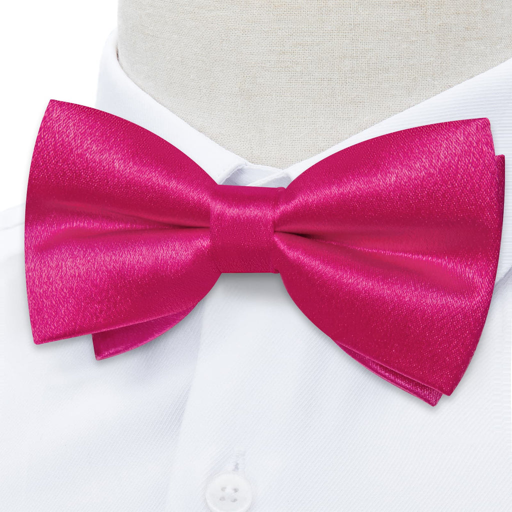 GentCrest Pink Solid Bowtie Set - Image 3