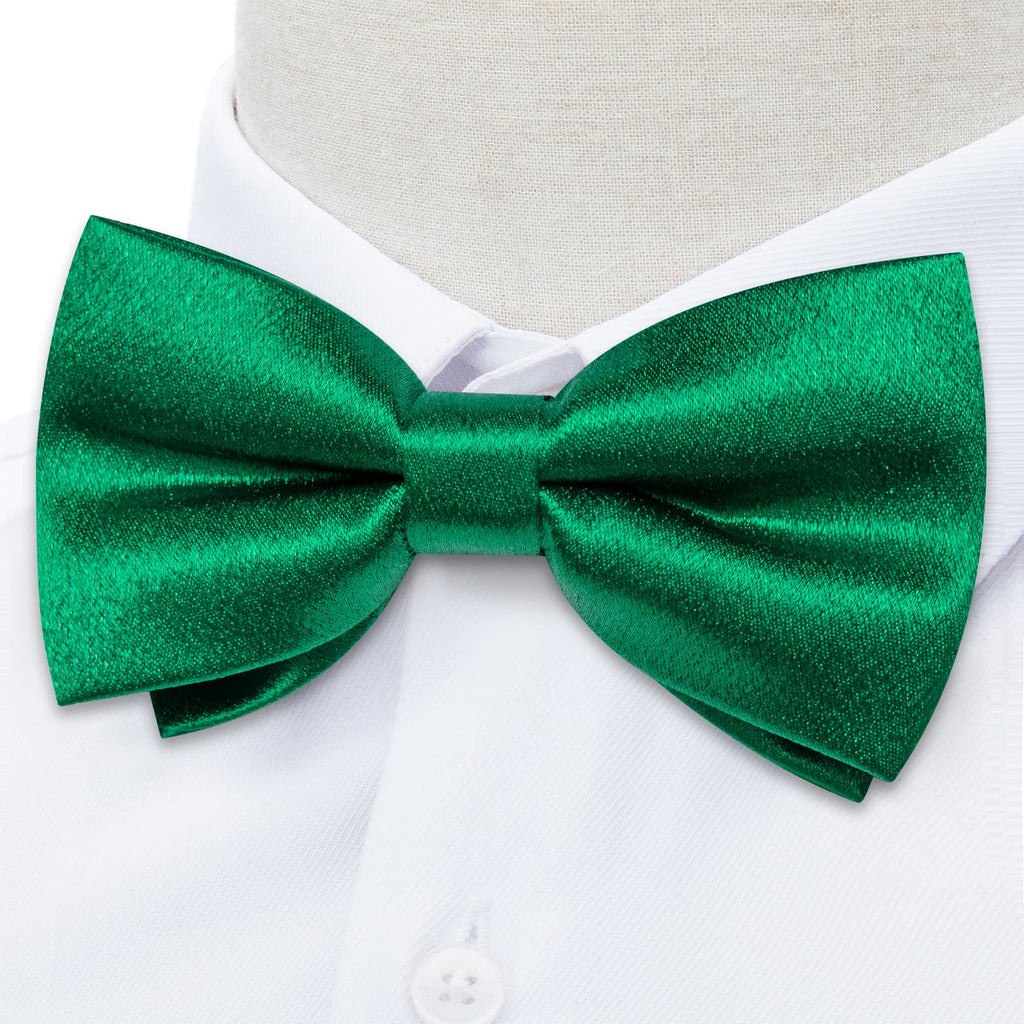 GentCrest Green Solid Bowtie Set - Image 3