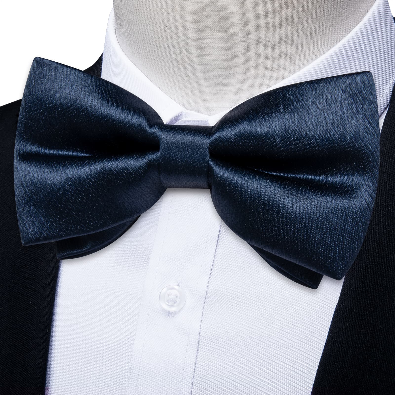 GentCrest Blue Solid Bowtie Set - Image 1