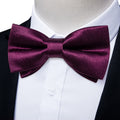 GentCrest Purple Solid Bowtie Set - Image 1