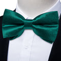 GentCrest Green Solid Bowtie Set - Image 1