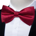 GentCrest Red Solid Bowtie Set - Image 1