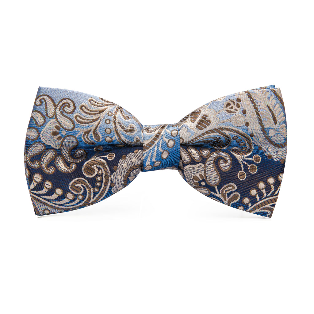 Luxury Paisley Bow Tie Set - GentCrest - View 4