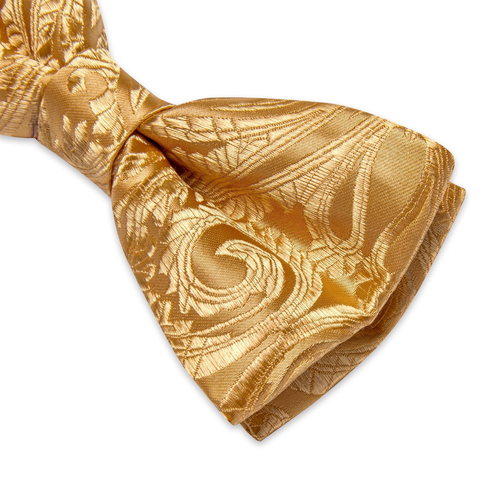 GentCrest Gold Paisley Bowtie Set - Image 4