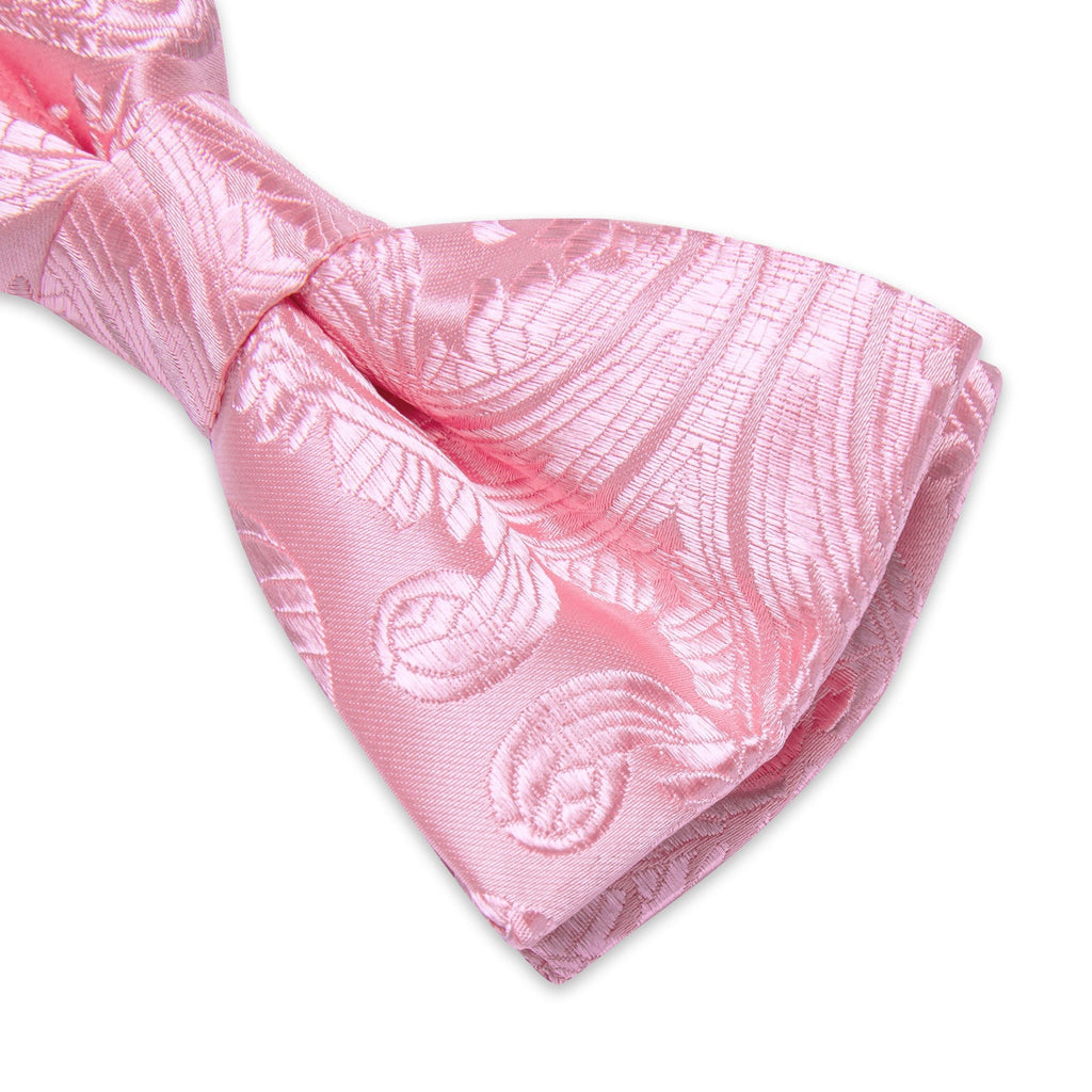 GentCrest Pink Paisley Bowtie Set - Image 3