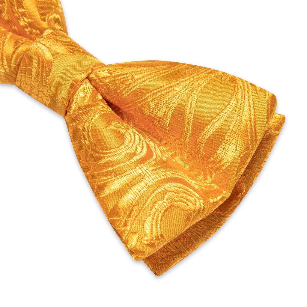 GentCrest Orange Paisley Bowtie Set - Image 4