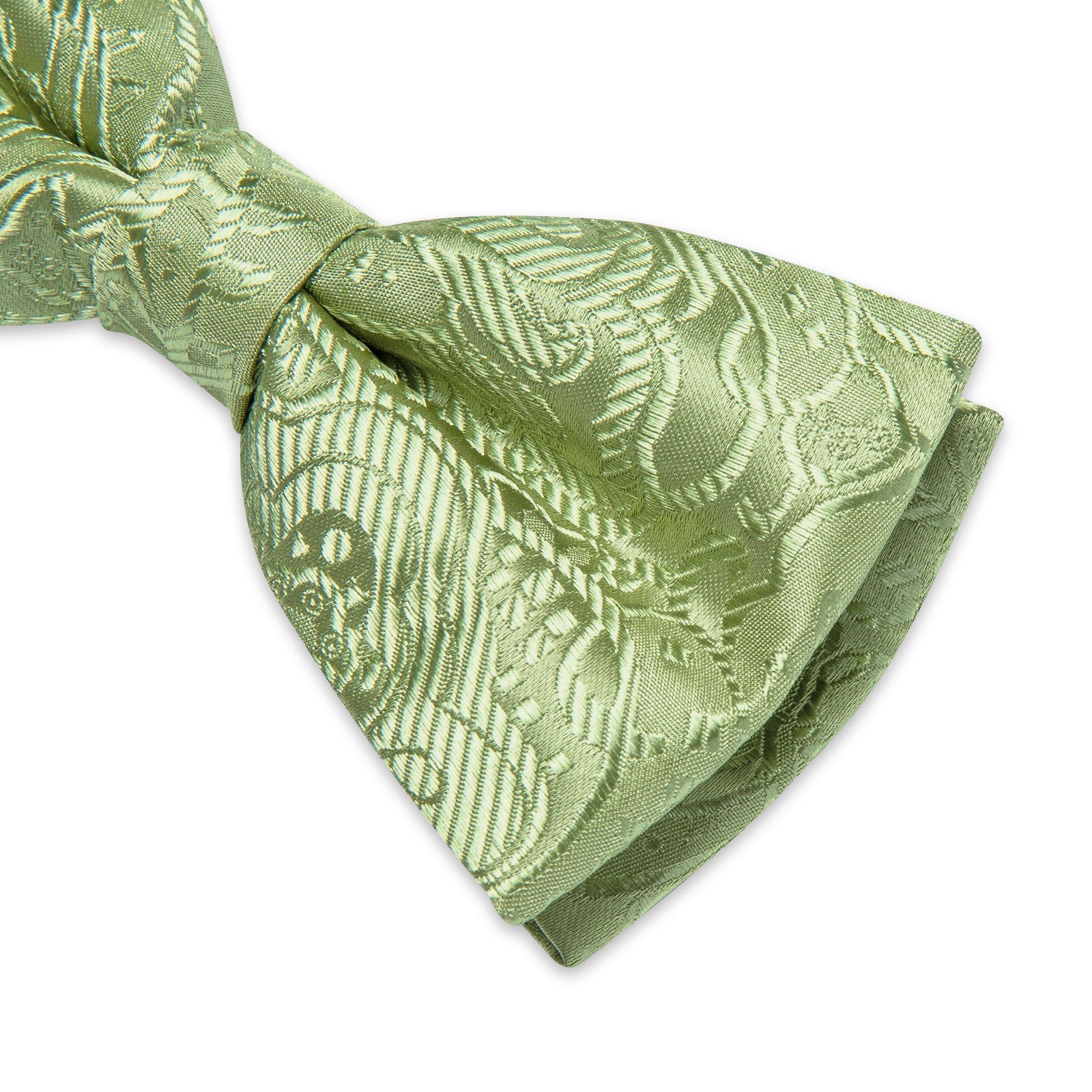 GentCrest Green Paisley Bowtie Set - Image 3