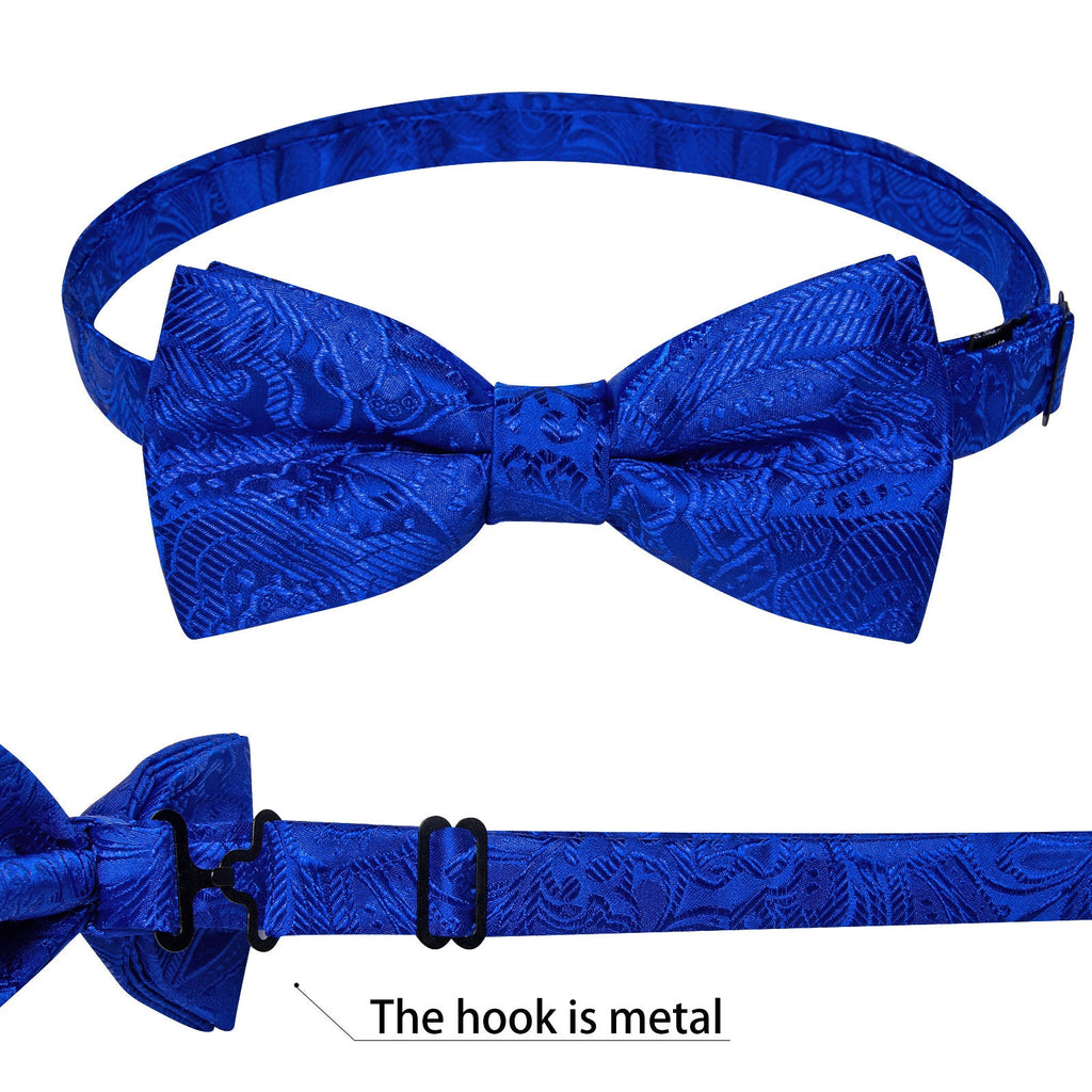 GentCrest Blue Paisley Bowtie Set - Image 4