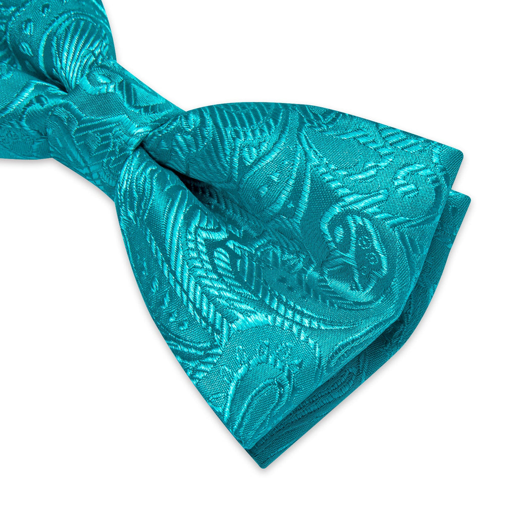 GentCrest Blue Paisley Bowtie Set - Image 3