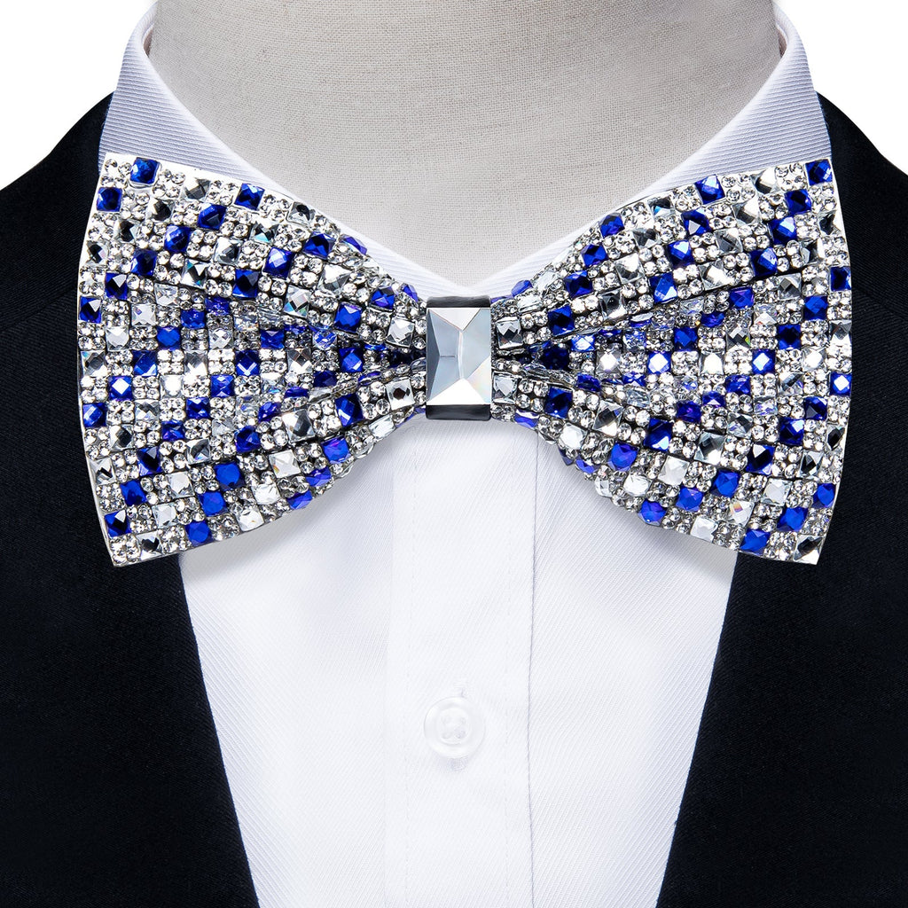 GentCrest Blue Striped Bowtie Set - Image 2