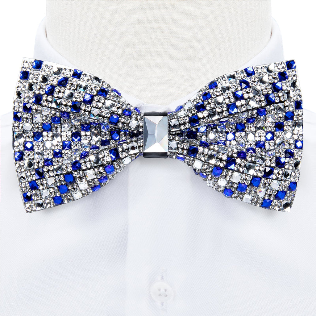 GentCrest Blue Striped Bowtie Set - Image 4