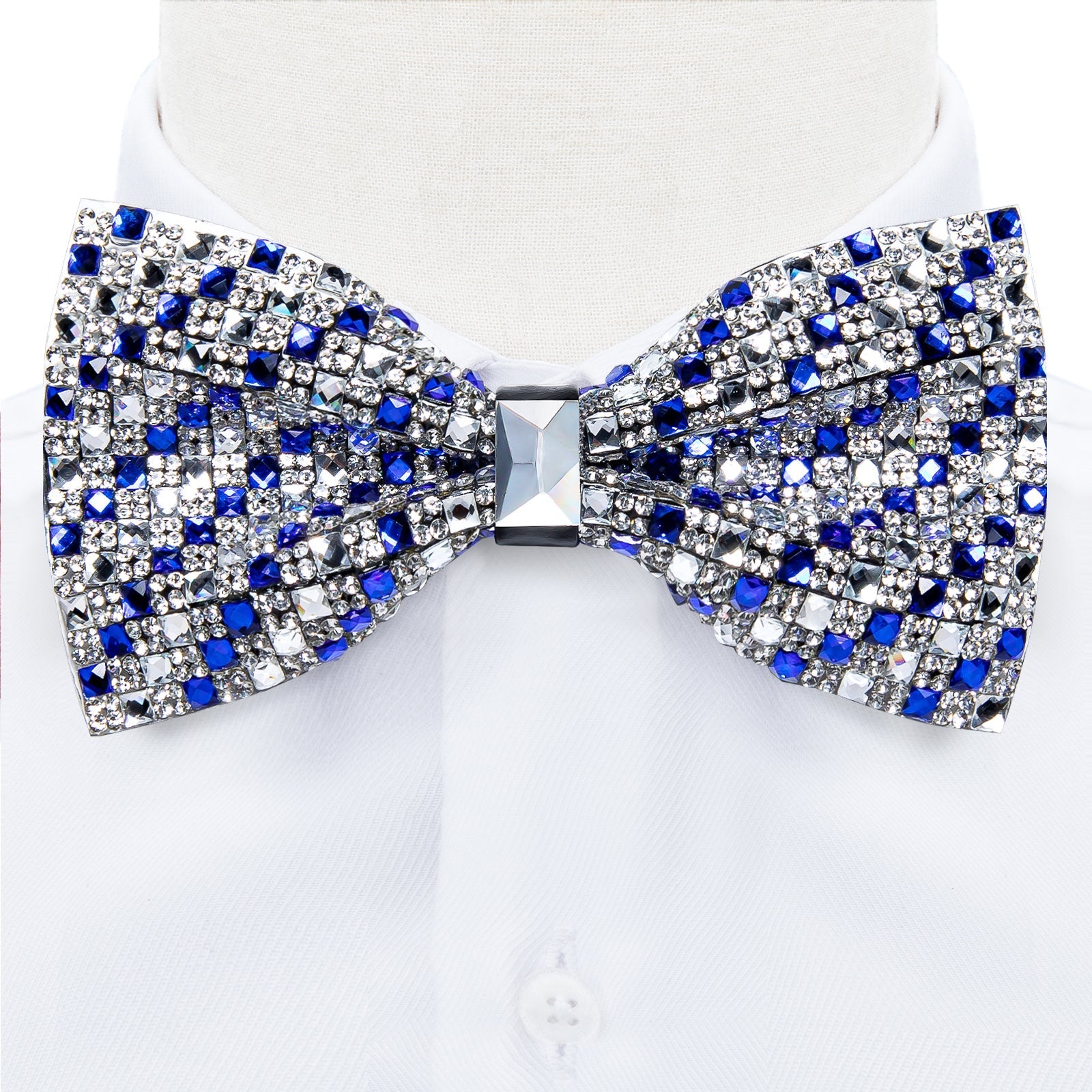 GentCrest Blue Striped Bowtie Set - Image 4