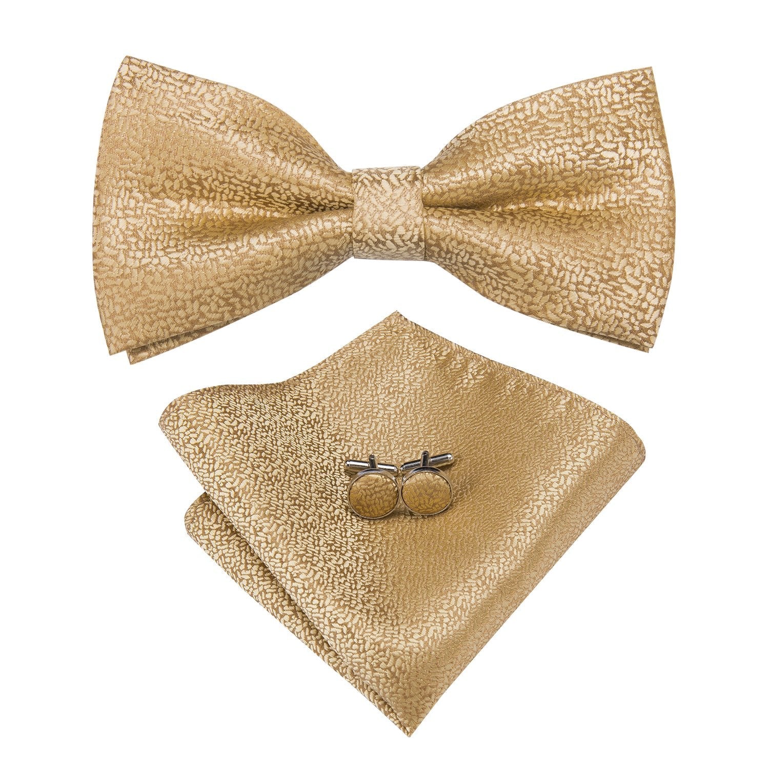 GentCrest Red Solid Bowtie Set - Image 3