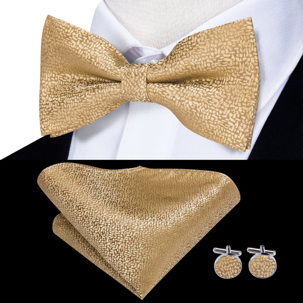 GentCrest Red Solid Bowtie Set - Image 1