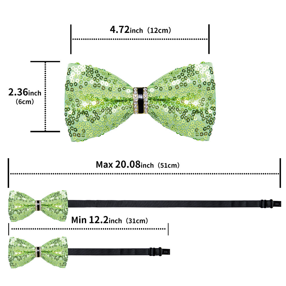 GentCrest Green Novelty Bowtie Set - Image 6