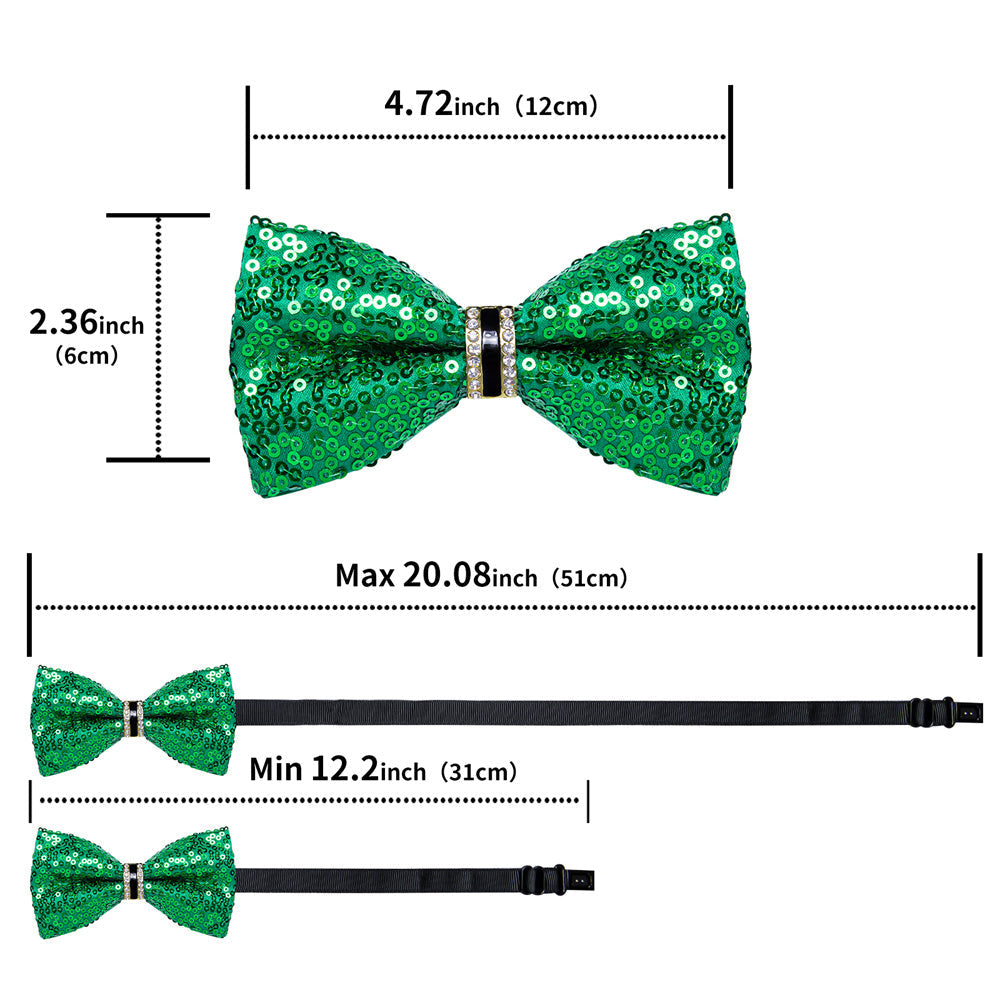 GentCrest Green Novelty Bowtie Set - Image 7