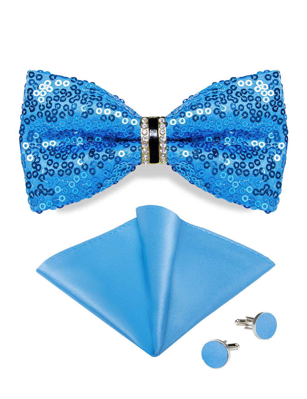 GentCrest Blue Novelty Bowtie Set - Image 2