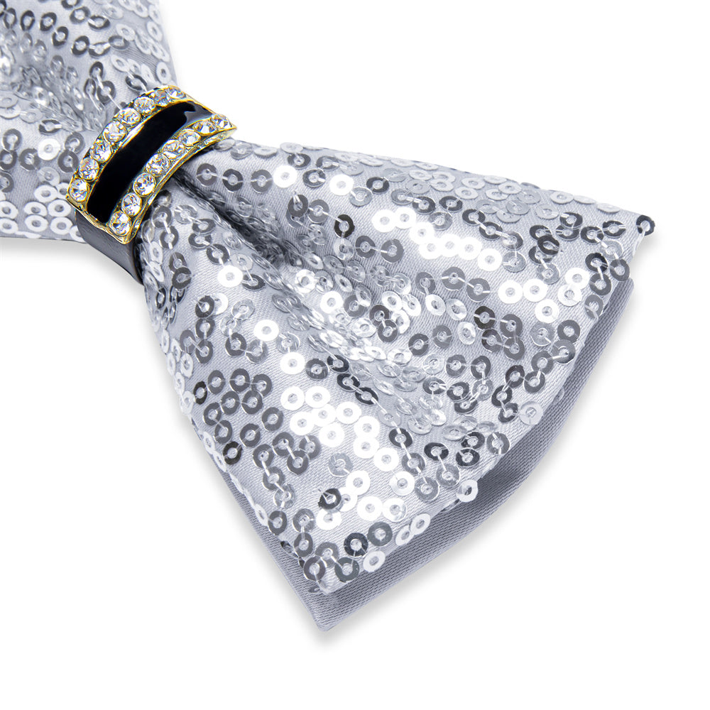 GentCrest Grey Novelty Bowtie Set - Image 5