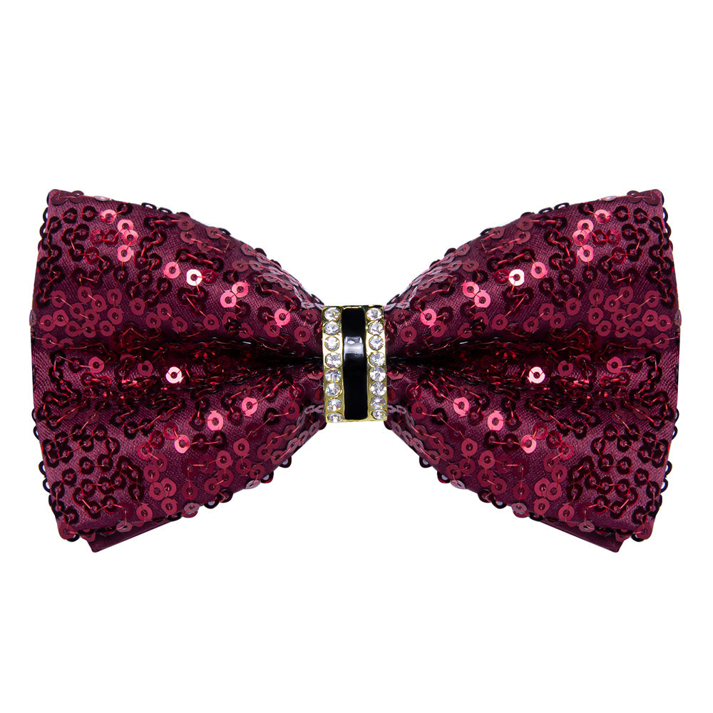 GentCrest Burgundy Novelty Bowtie Set - Image 4