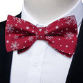 GentCrest Burgundy Novelty Bowtie Set - Image 1